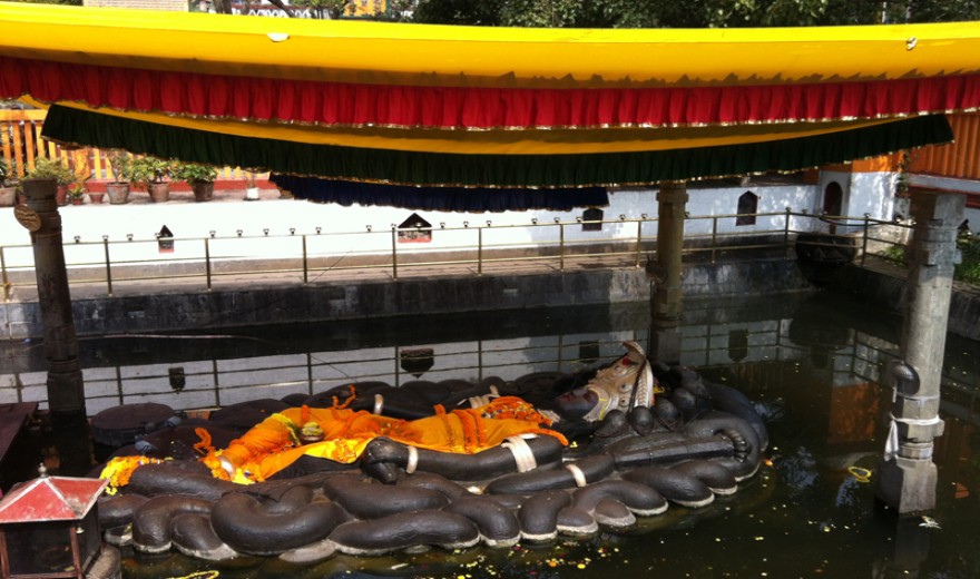 Jal Narayan sleeping Bishnu